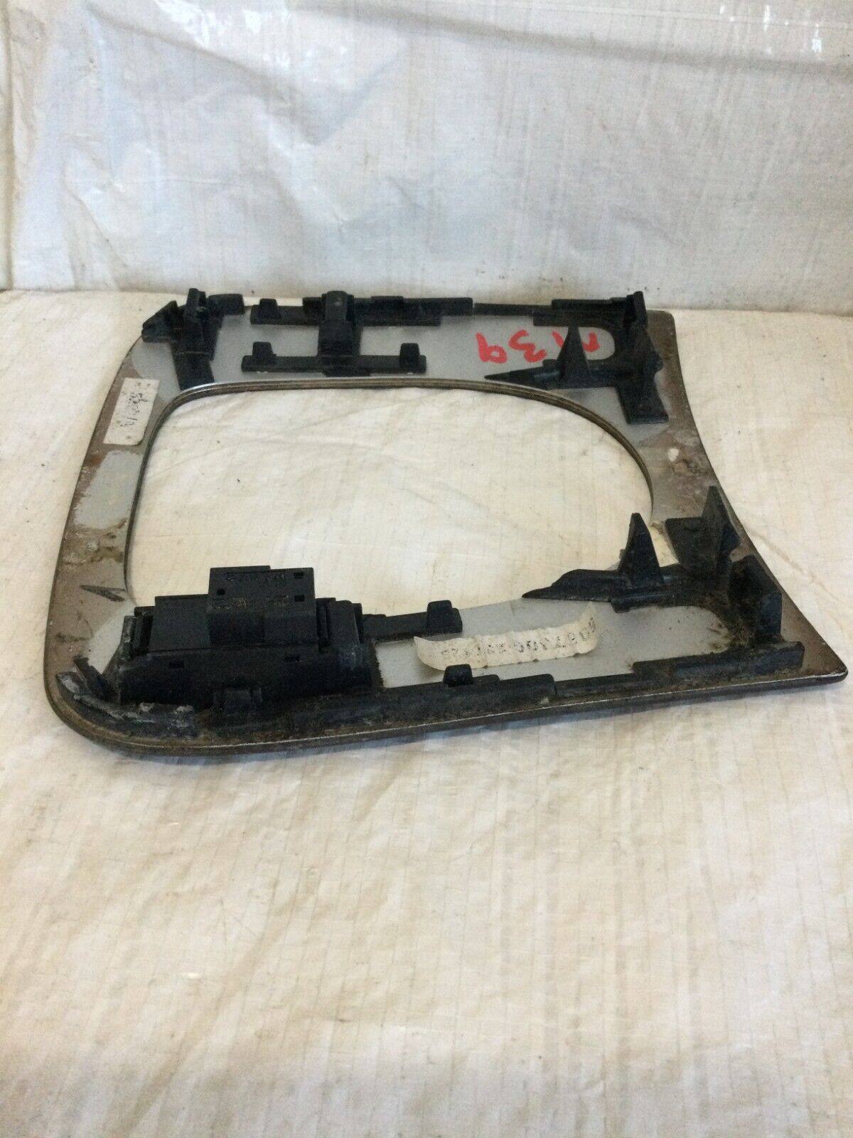 2004 Mercedes Benz W220 S500 S430 Center Console Shifter Bezel Trim Wood OEM