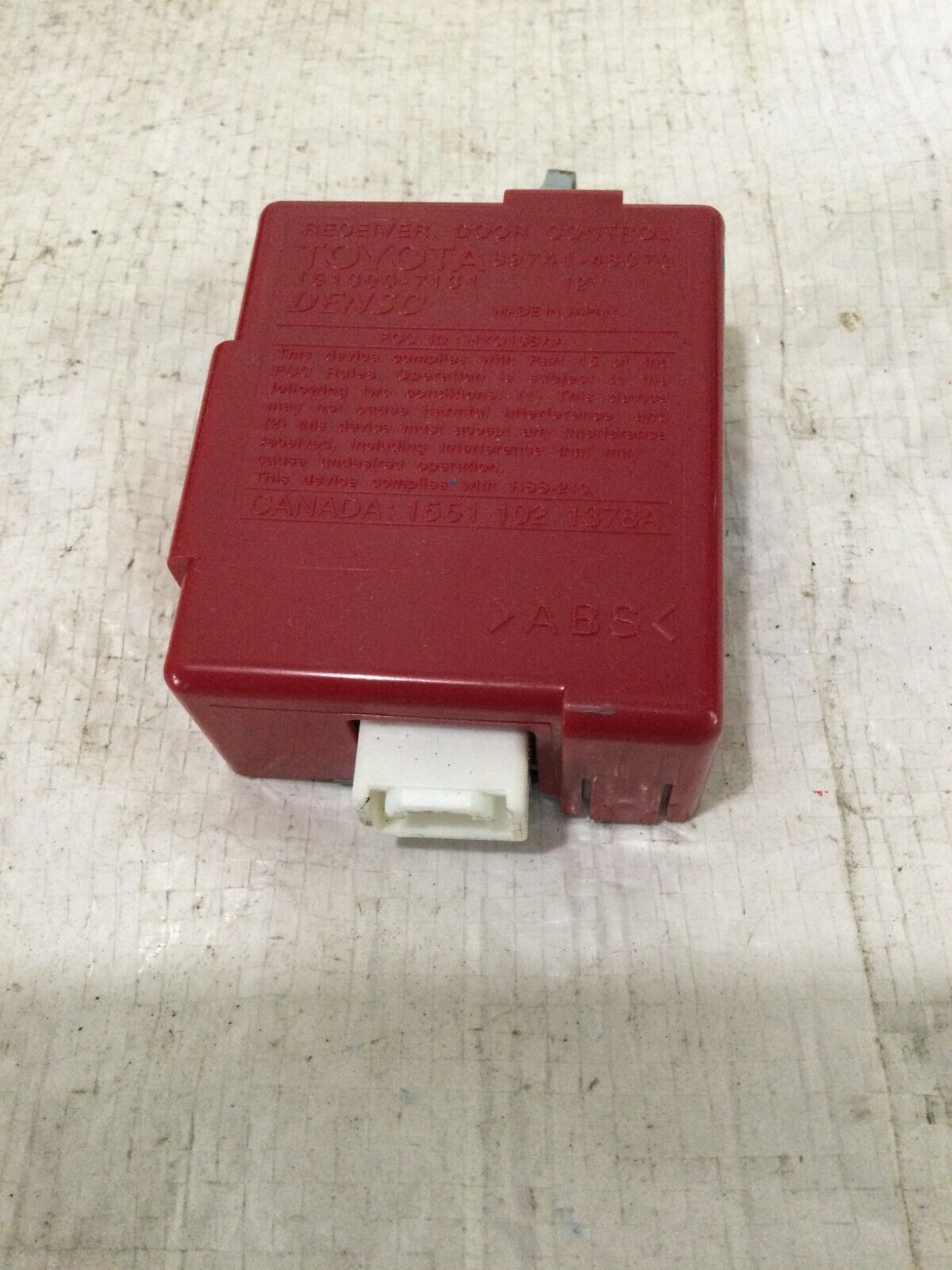 2003 Toyota Highlander  Receiver  Door Control Module OEM
