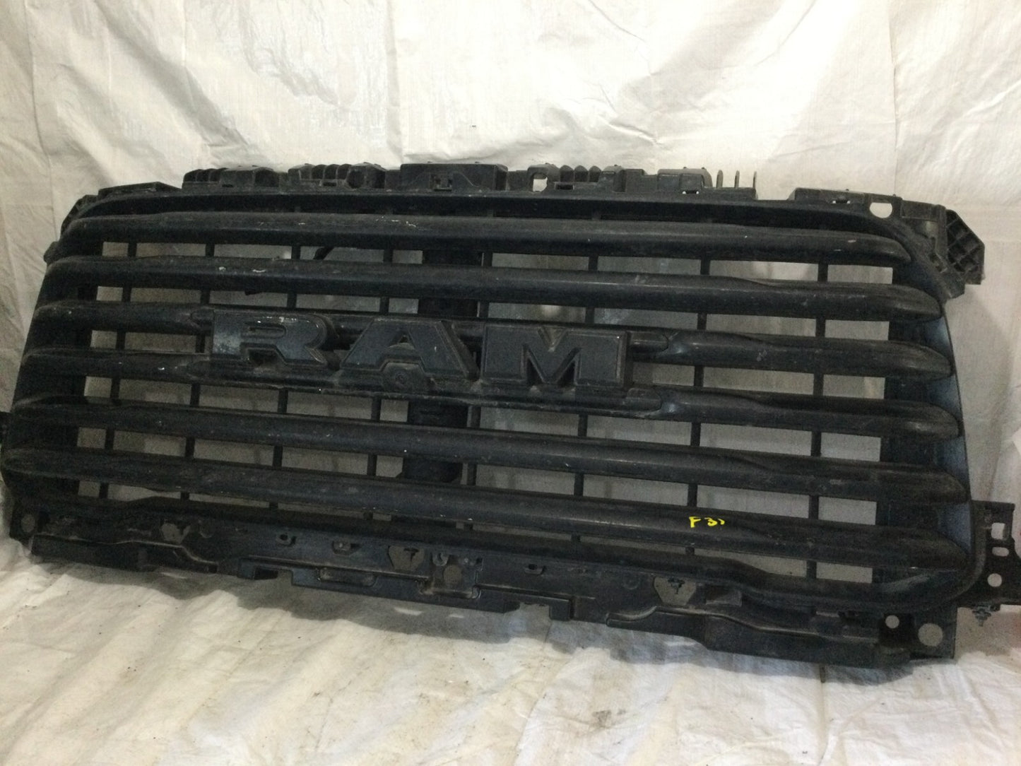 2021 Dodge Ram 3500 Pickup Upper Surround Grill Black OEM 2019-2023