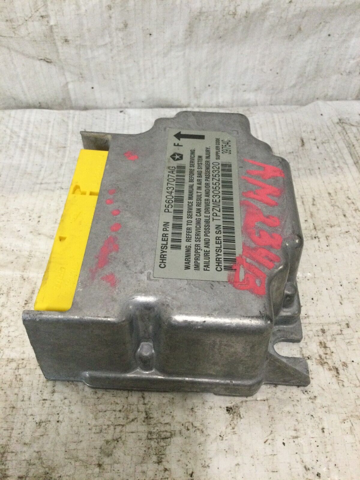 2006 Dodge Ram 1500 SRS Control Module Unit OEM 56043707AG