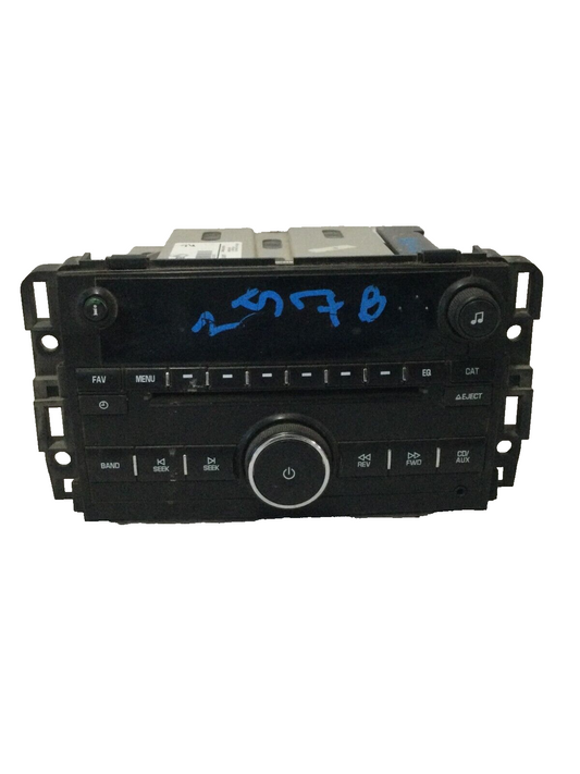 2012 Chevrolet Silverado 2500HD AM FM CD Mp3 Radio 20934592 OEM