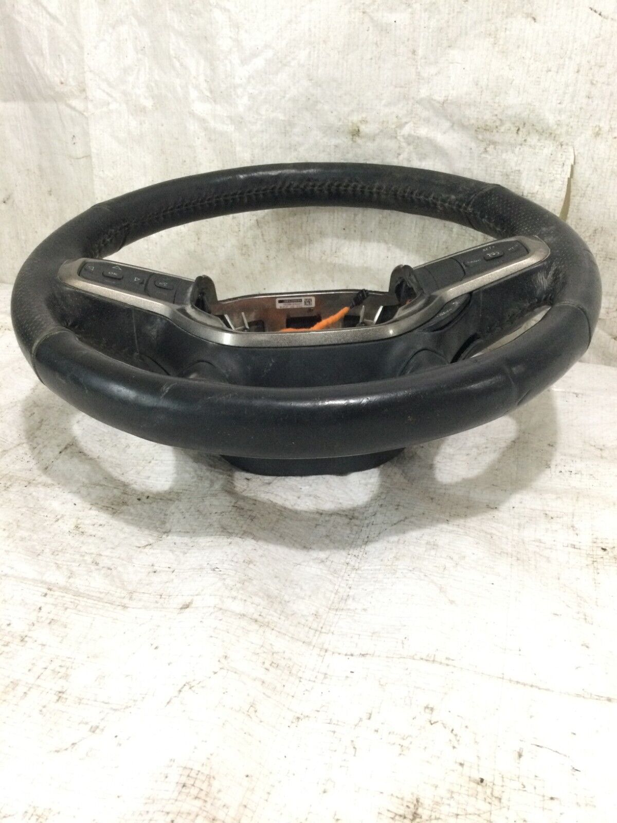 2019 Dodge Ram 1500 Black Leather Driver Strng Wheel w/ Control Buttons OEM