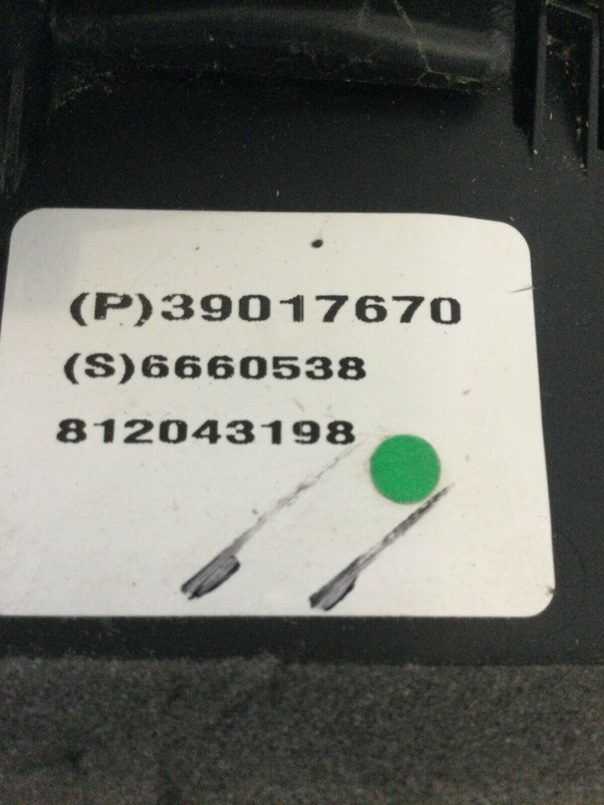 2016-2019 For Chevrolet Cruze Front Dash Driver Left Side AC VENT 39017670 OEM