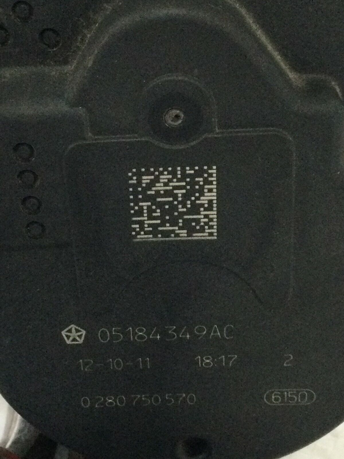 2017 Dodge Grand Caravan Throttle Body Valve Assembly OEM