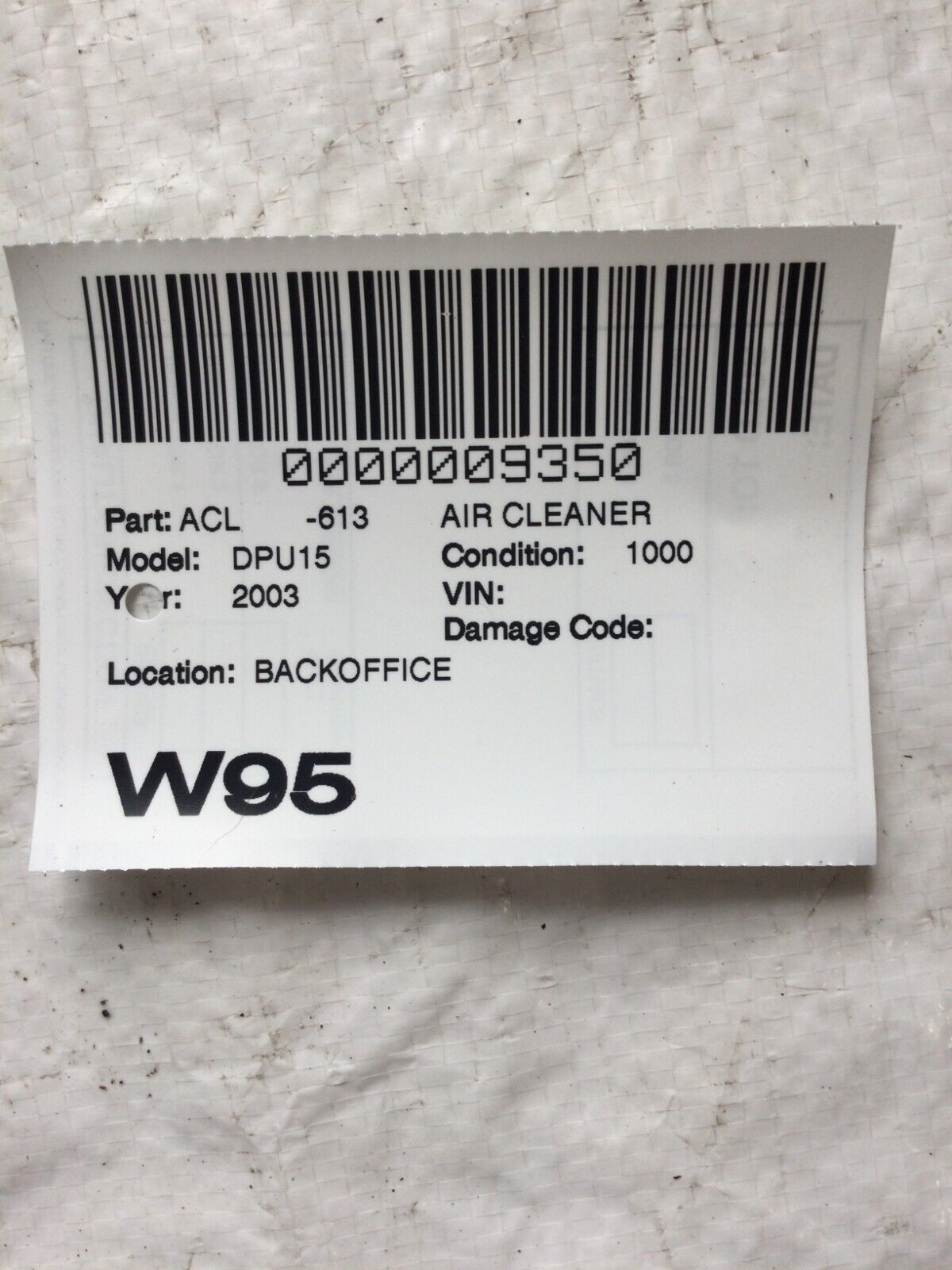 2003-2004 Dodge Ram 1500 Air Cleaner Duct Hose 53032650AA OEM