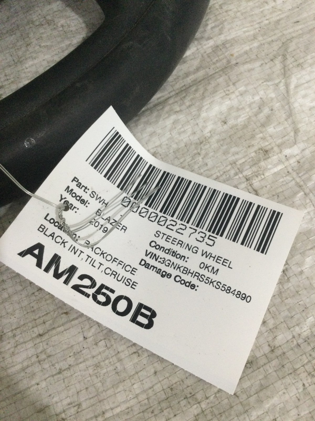 2019-2022 Chevrolet Blazer Steering Wheel OEM 84594410