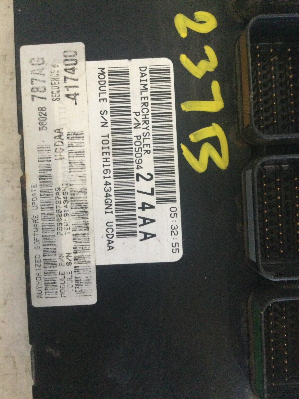 2004 Dodge Ram 1500 Computer Brain Engine Control ECU ECM EBX P05094274AA OEM