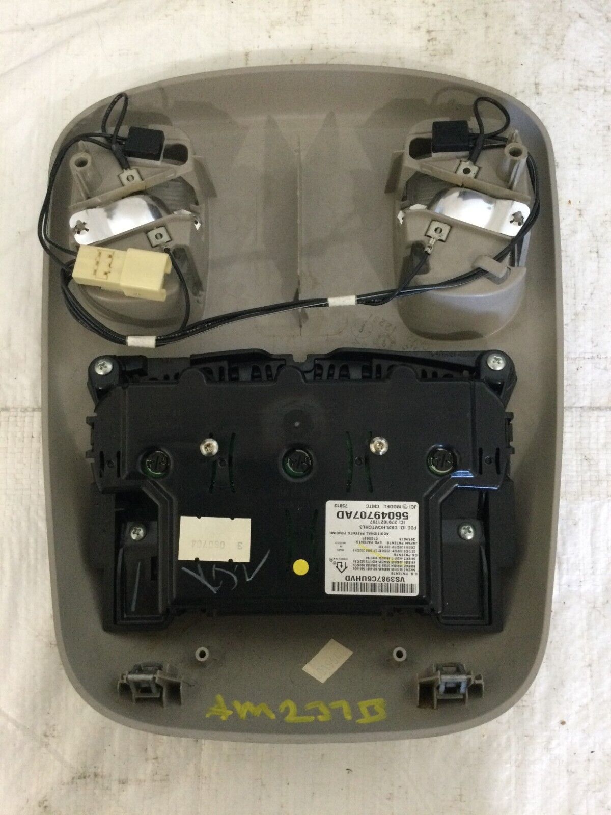 2004 Dodge RAM Dome Overhead Light Digital Display W/ Homelink 56049707AD OEM