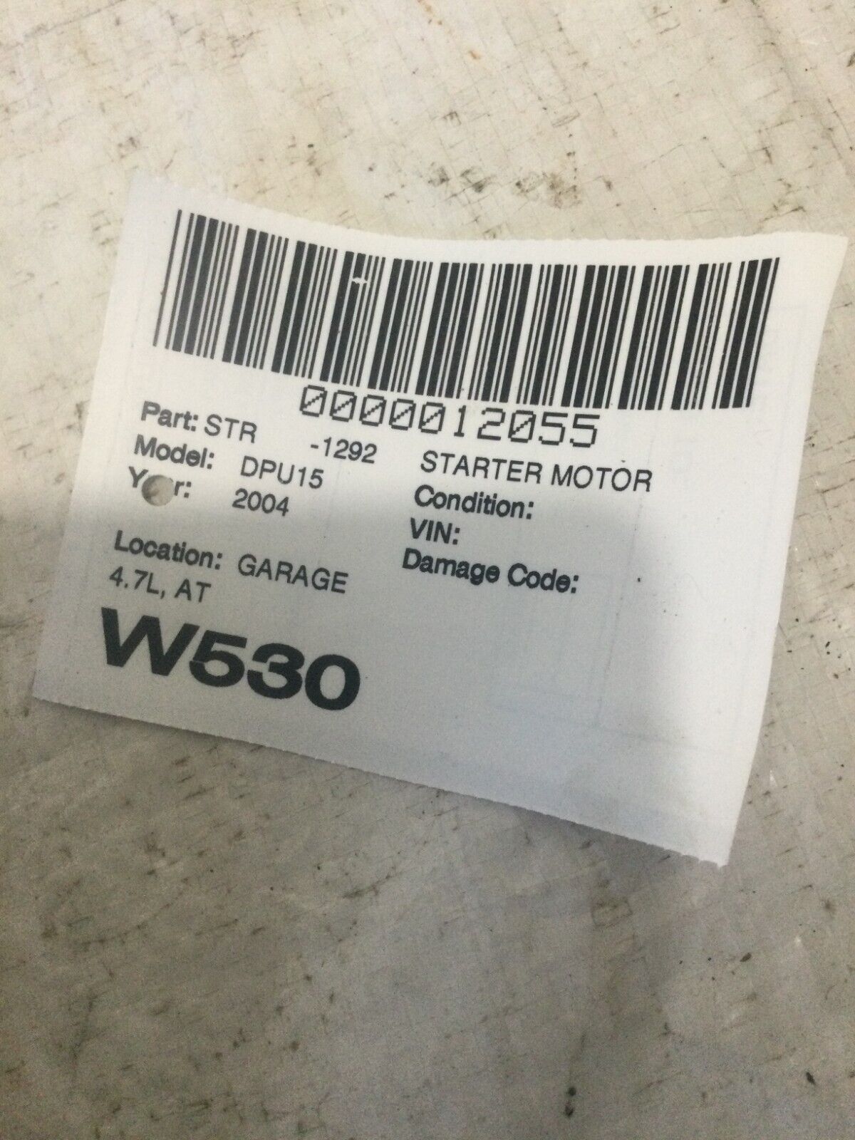 2004 Dodge Ram 1500 Engine Starter Motor OEM 56029113AA