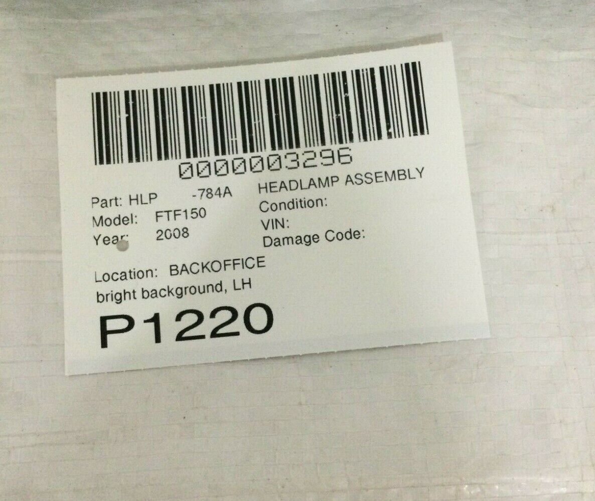 2004-2008 Ford F-150 F150 Halogen Headlight Left Driver LH OEM