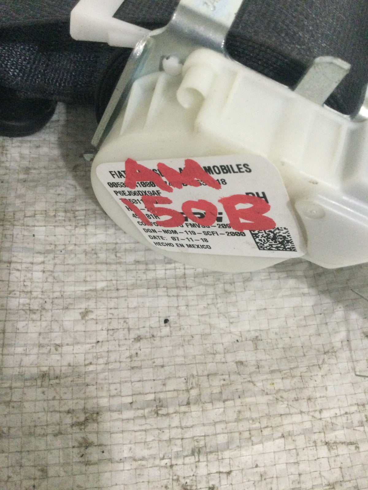 2019 Jeep Compass Rear Right Seat Belt OEM 6EJ56DX9AF