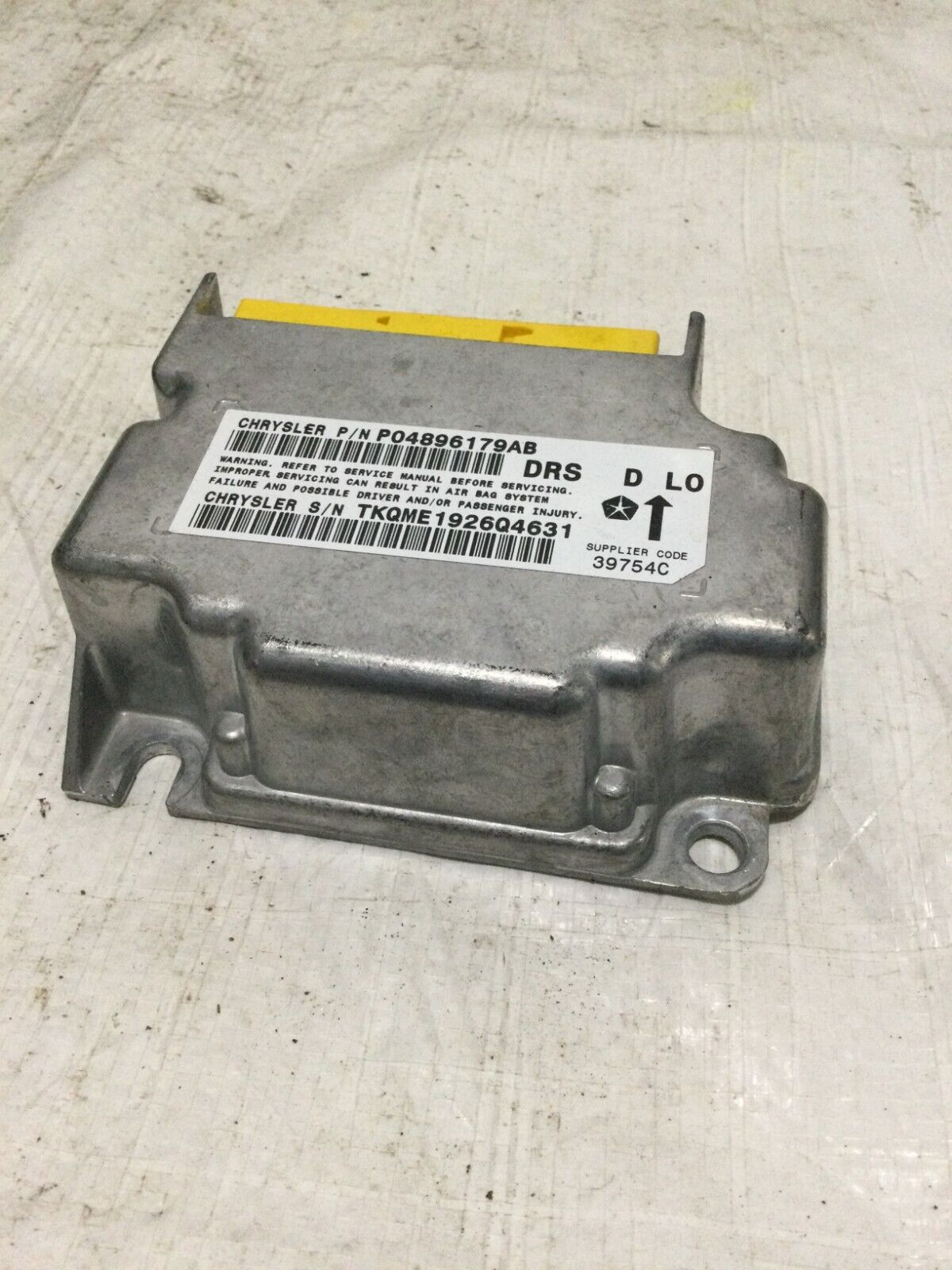 2007 Dodge Ram 1500 SRS Control Module OEM 04896179AB