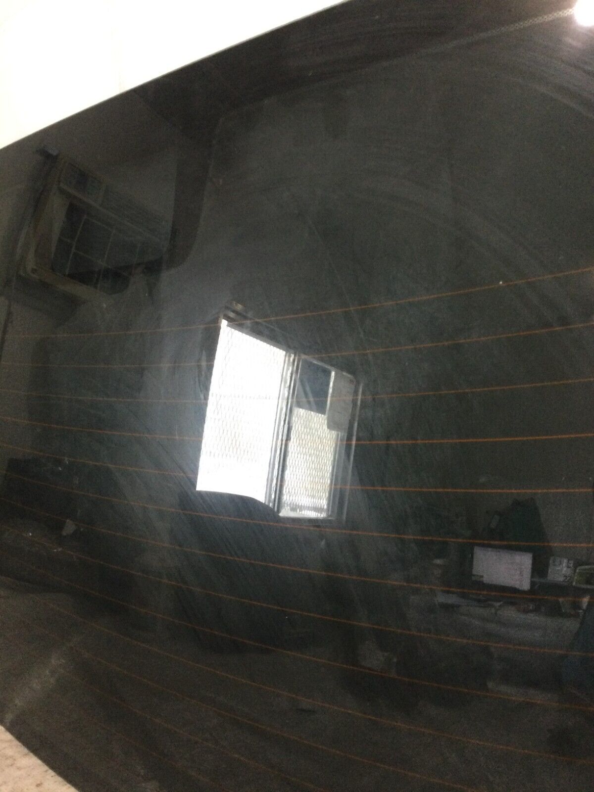 2016-2021 ACURA ILX REAR WINDSHIELD BACK WINDOW GLASS TINTED (DAMAGE MARKED )