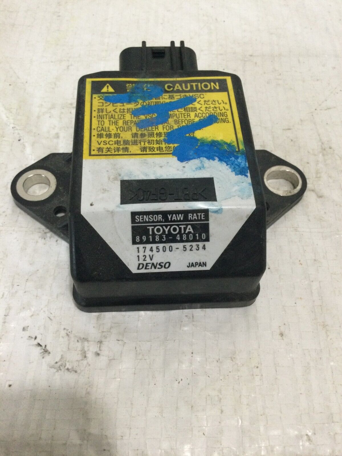 2004-2009 Toyota Prius Yaw Rate Sensor Stability Control Module OEM 89183-48010