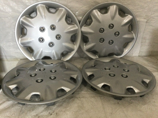 Aftermarket 15" Silver Hub Cap Wheel Cover 86218497 4 Piece Set