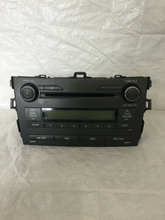 2009-2010 Toyota Corolla Radio Cd Player A51845 86120-02760 OEM
