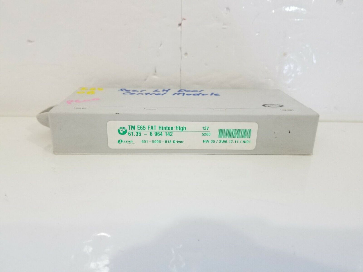 2007 BMW 750Li E66 Rear Left Driver Door Computer Control Module OEM 6964142