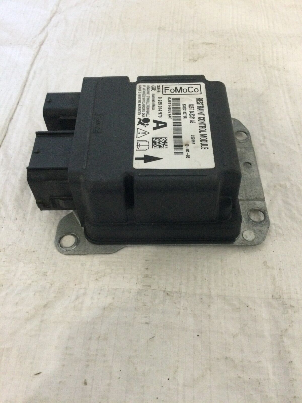 2019 Ford Escape SRS Restraint Control Module OEM GJ5T-14B321-AE