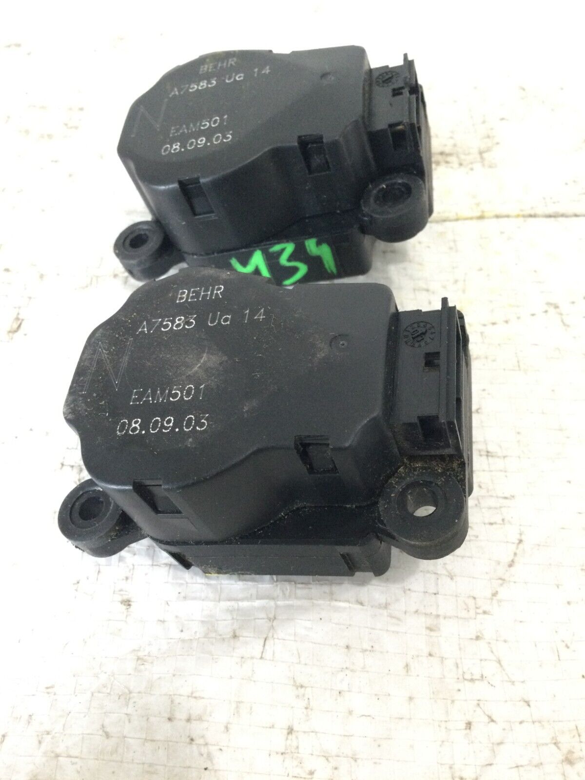 2004  Mercedes-Benz S-Class Air Flap Blend Door Actuator OEM Set of 2