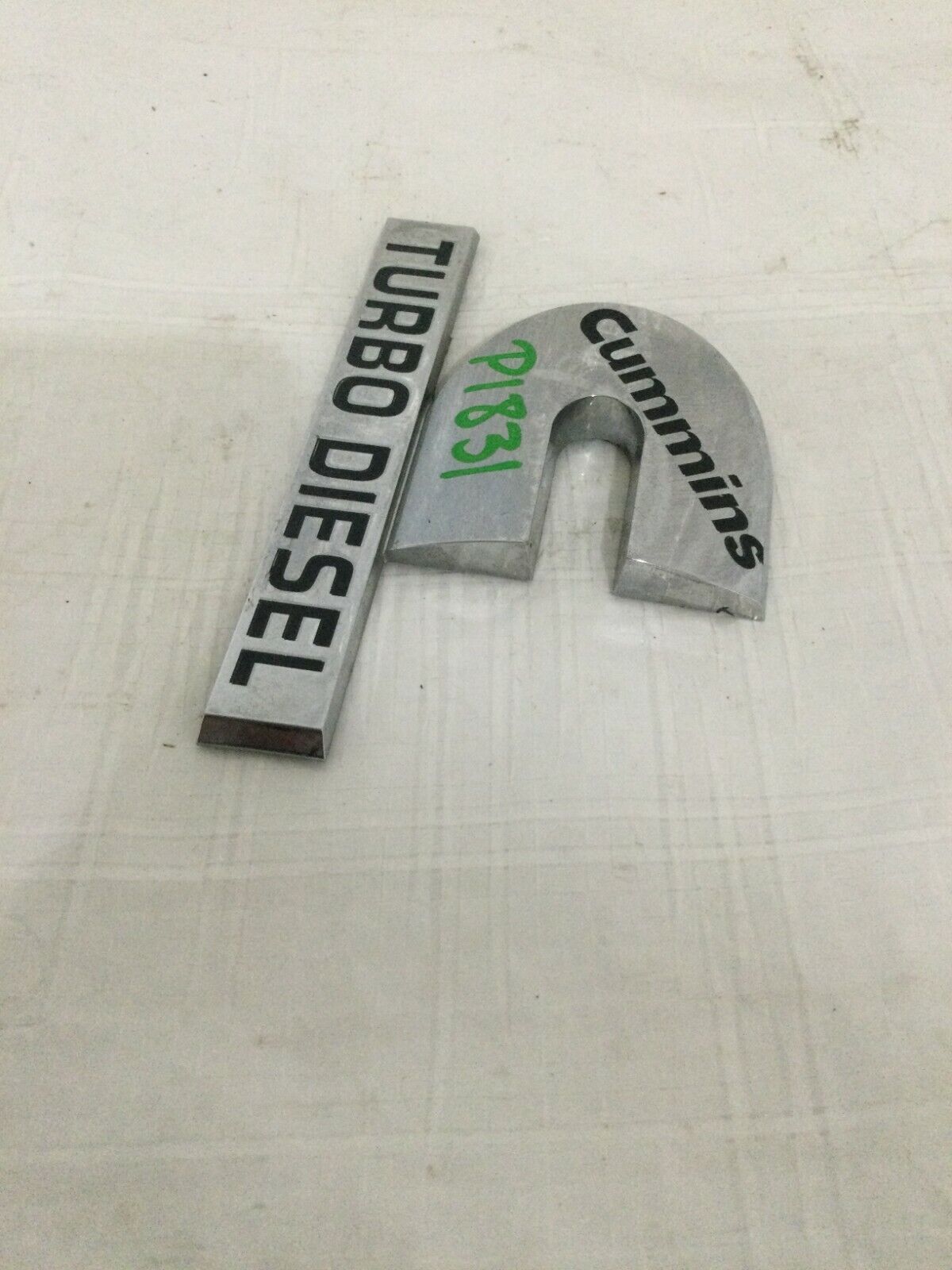 2006-2010 Dodge Ram 2500 3500 Cummins Turbo Diesel Chrome Fender Emblem OEM