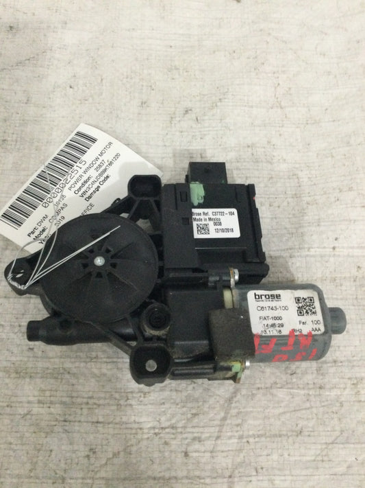2017-2020 Jeep Compass Passenger Front Right Window Regulator Motor C61743-100