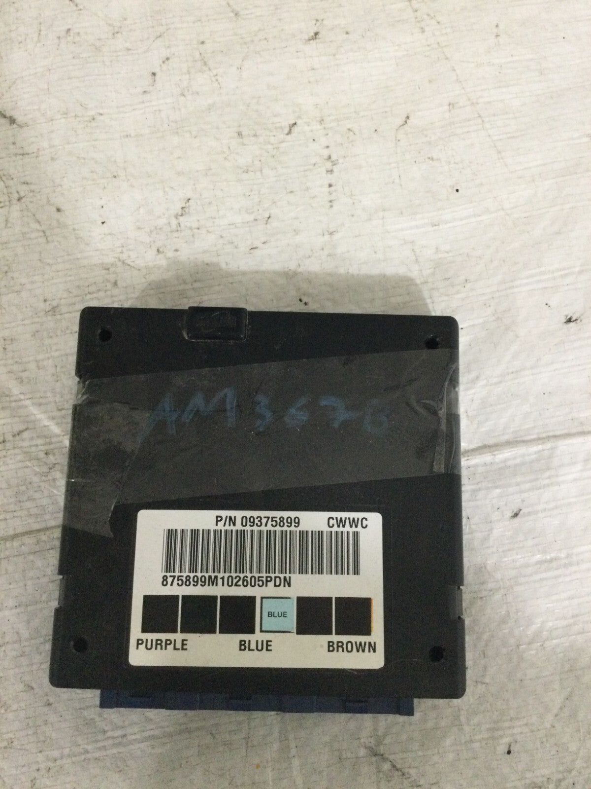 2001 Chevrolet Silverado 2500 Body Control Module 09375899 OEM