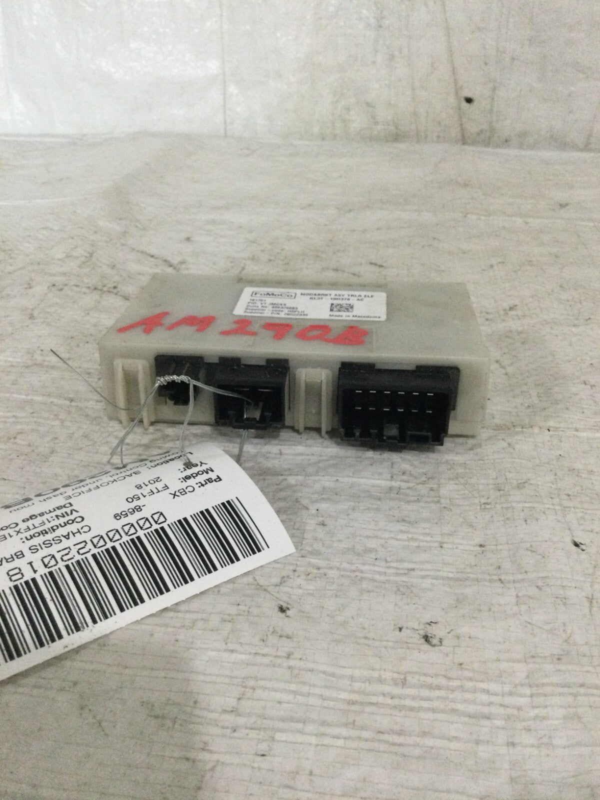 2018 Ford F-150 Towing Control Module GL3T-19H378-AC OEM
