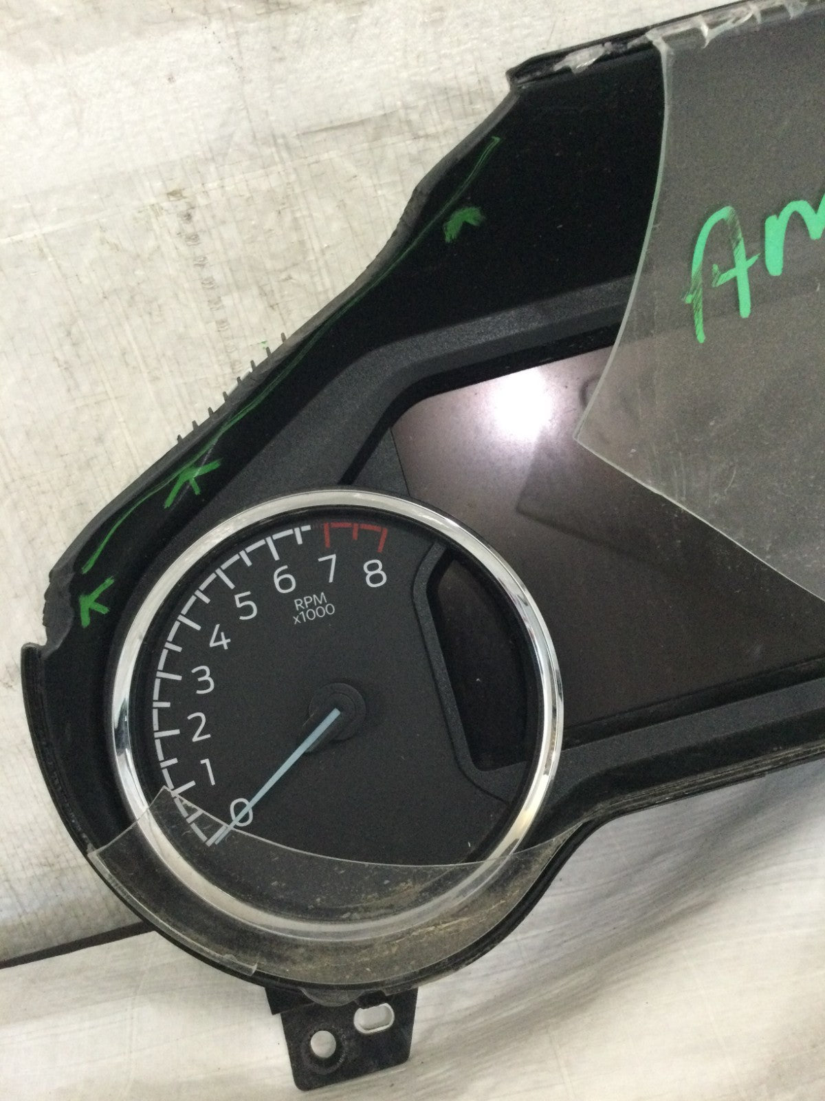 2023 Ford F-150 F150 5.0L Instrument Cluster Speedometer OEM HAS DAMAGED GLASS