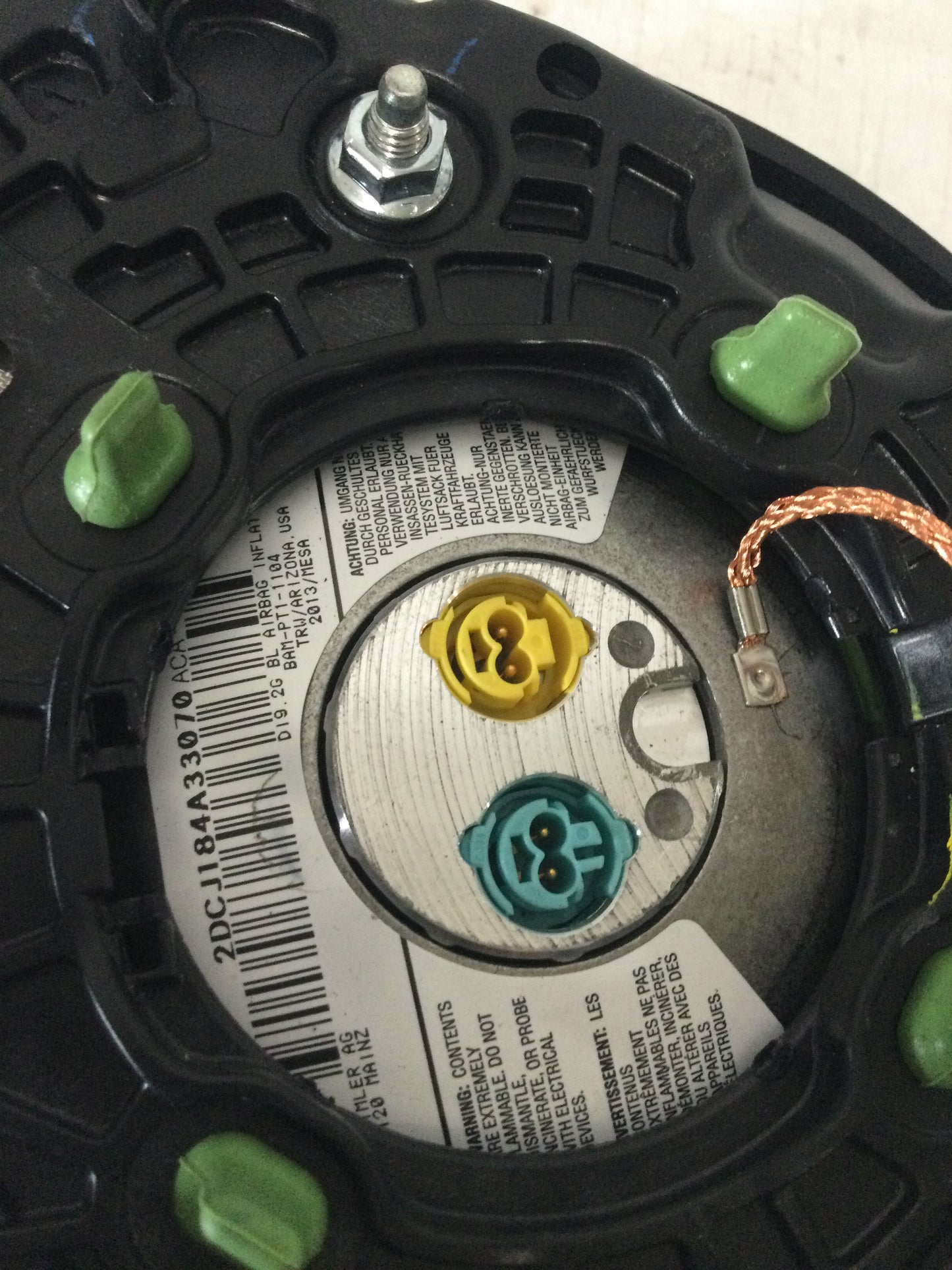 2013-2016 MERCEDES GL350 X166 DRIVER STEERING WHEEL AIRBAG AIR BAG