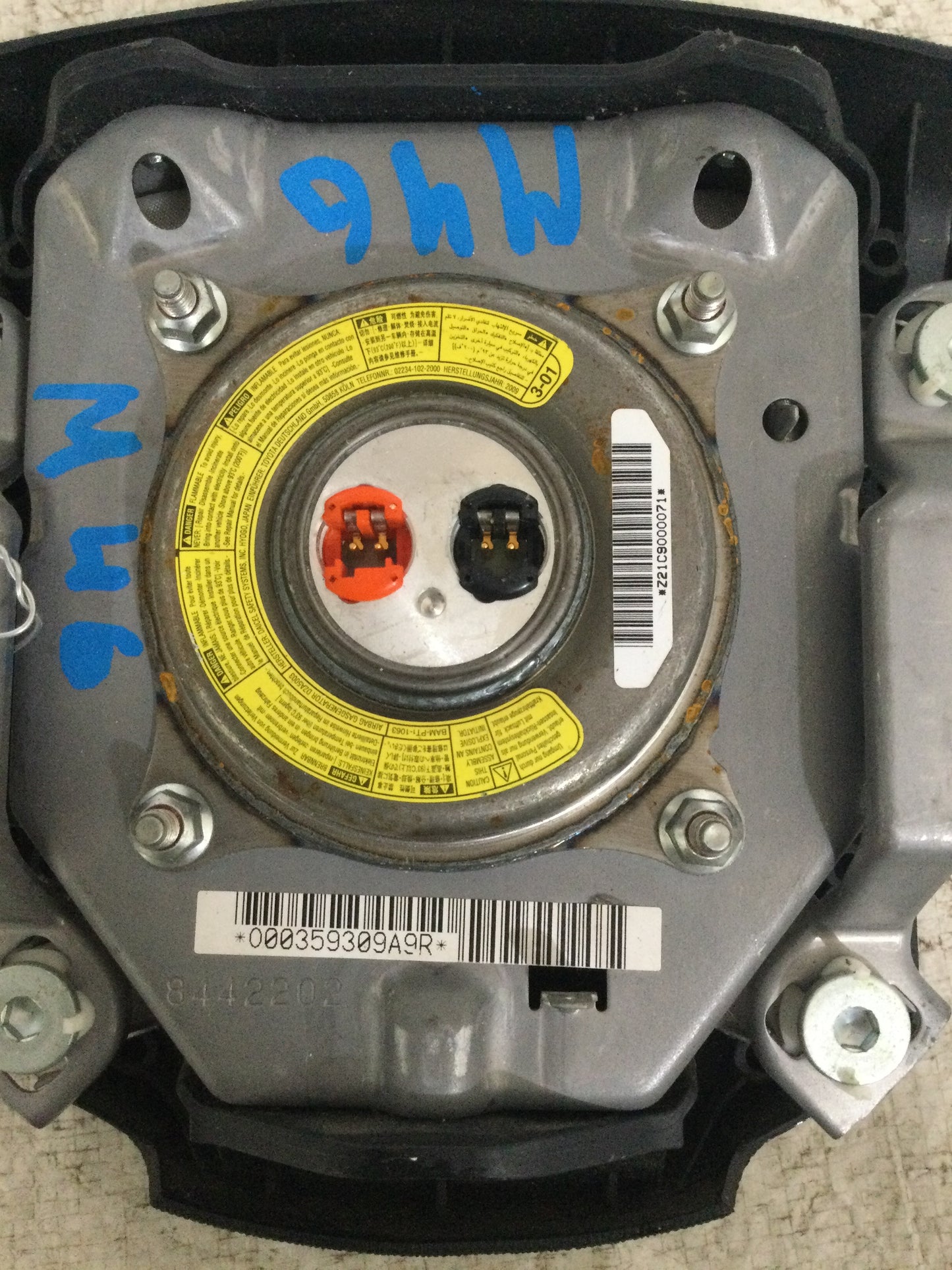 2009 Toyota Prius  Steering Wheel Airbag