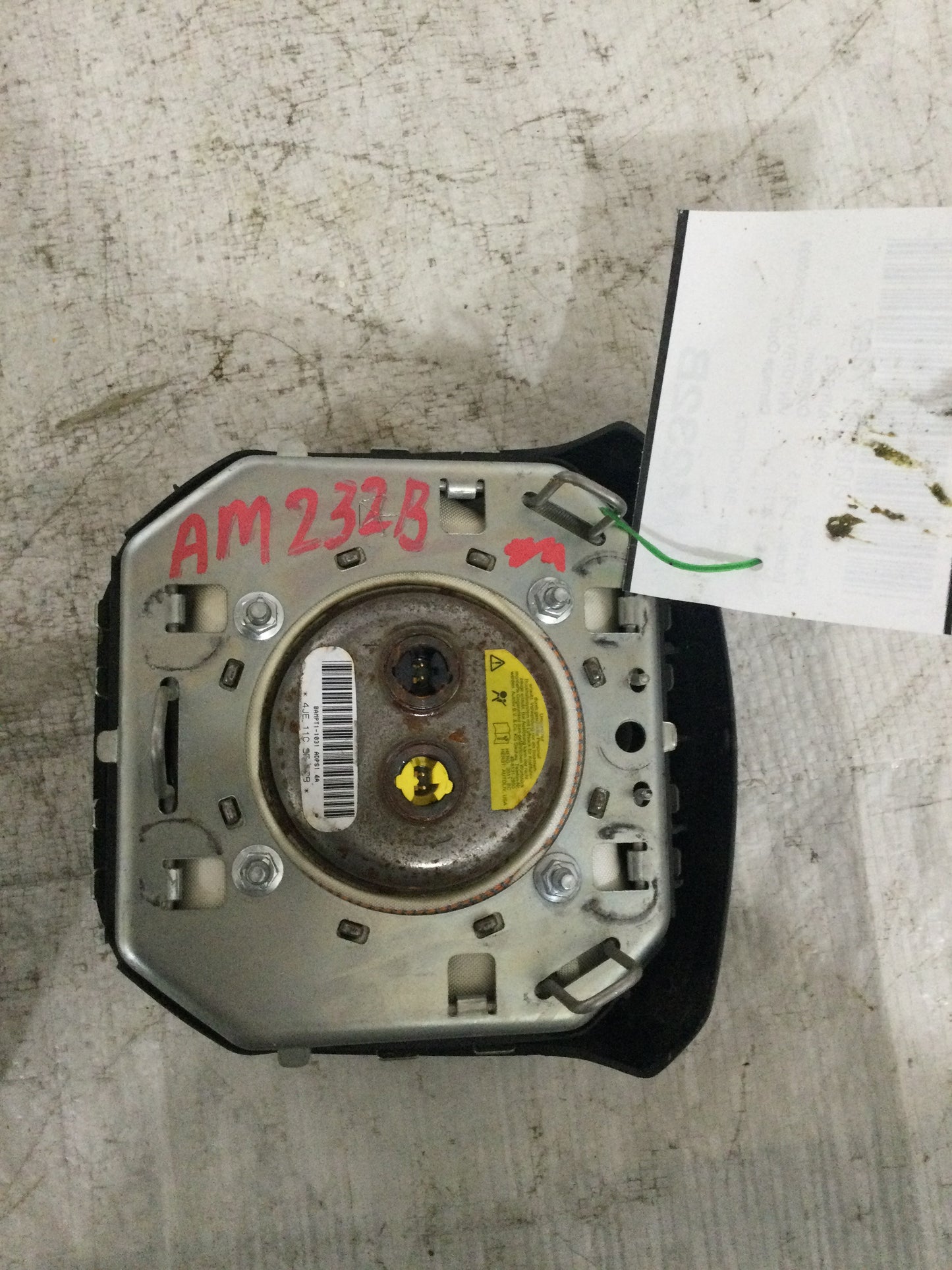 2011 DODGE RAM 1500 DRIVER WHEEL AIRBAG