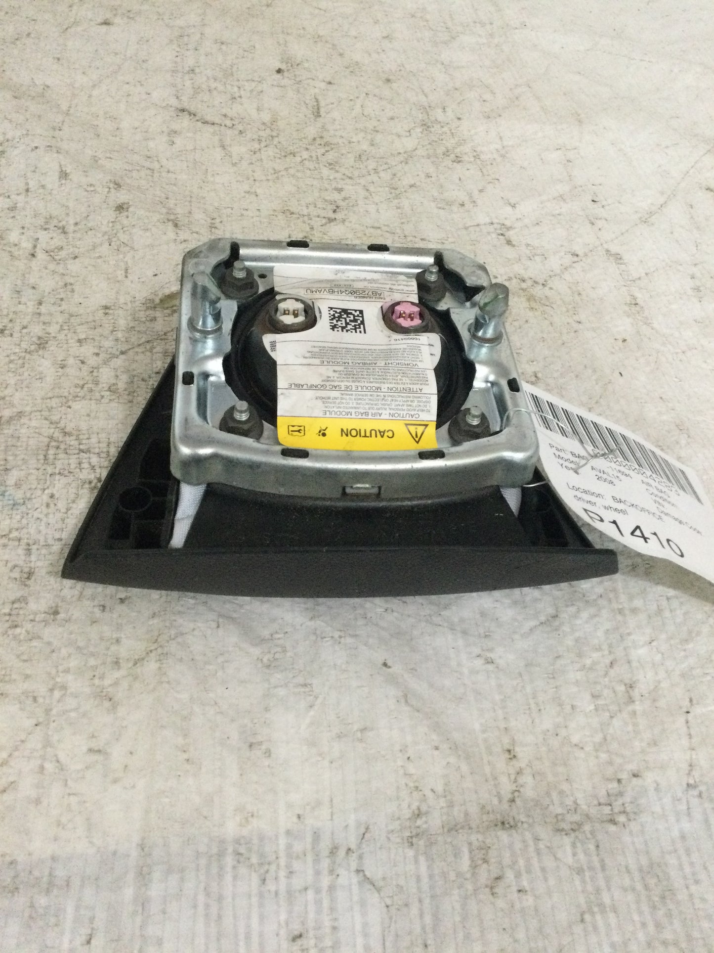 2008 Chevrolet Avalanche 1500 Driver Wheel Air Bag