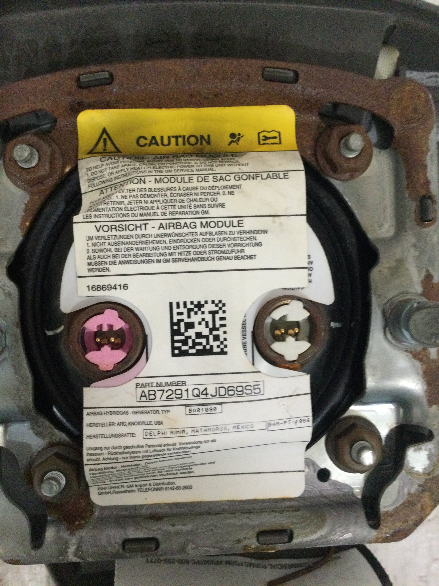 2009 CHEVROLET TAHOE DRIVER WHEEL AIRBAG