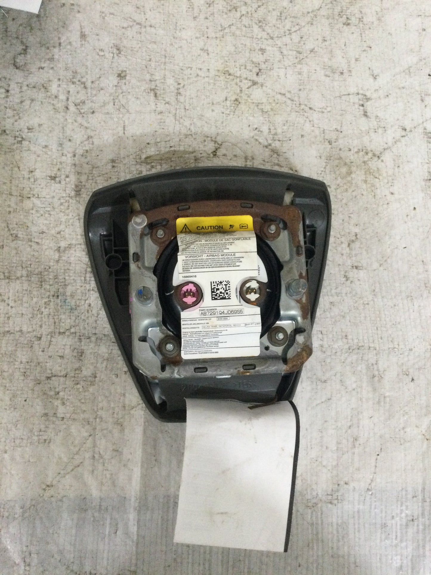 2009 CHEVROLET TAHOE DRIVER WHEEL AIRBAG