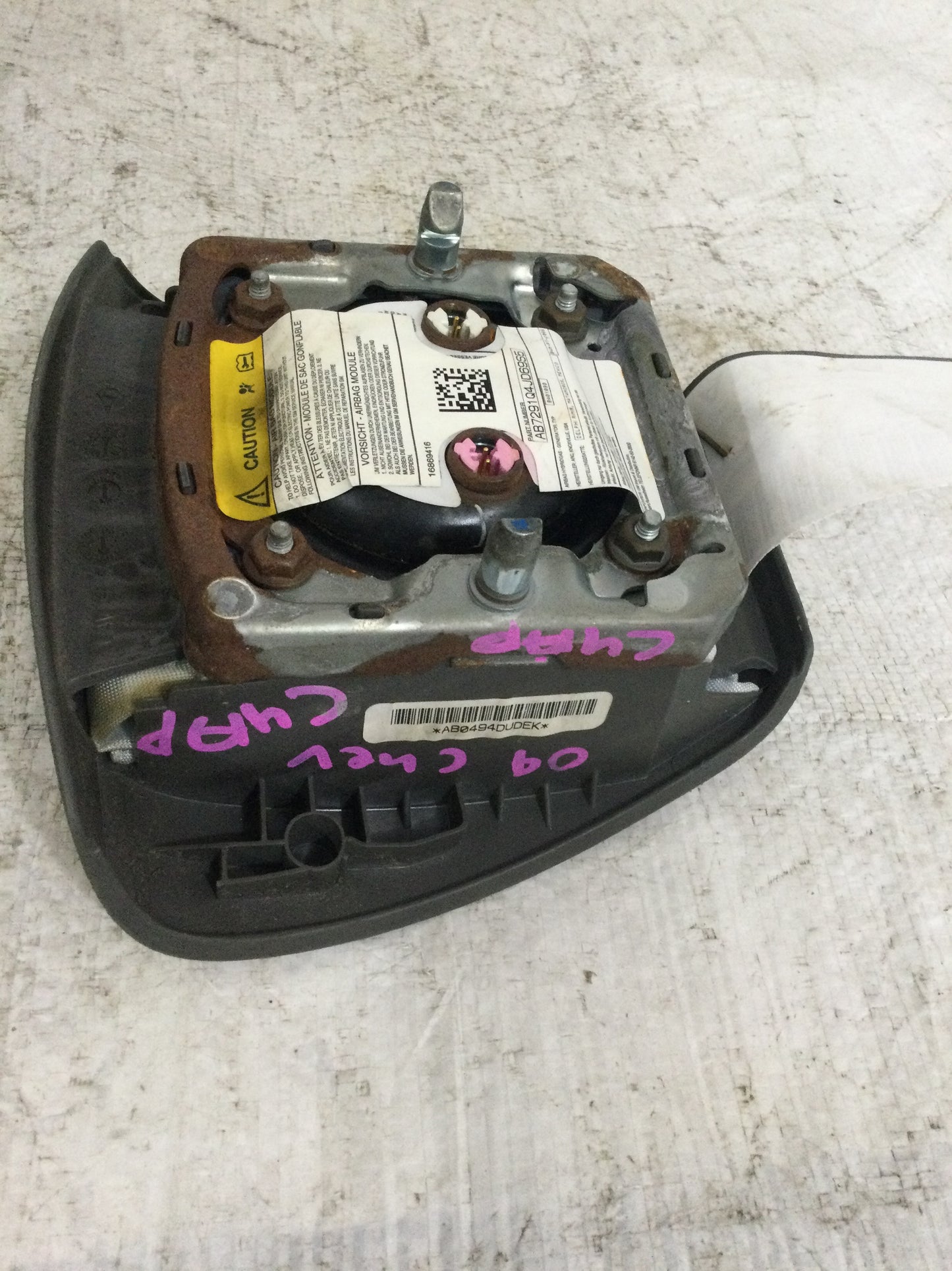 2009 CHEVROLET TAHOE DRIVER WHEEL AIRBAG