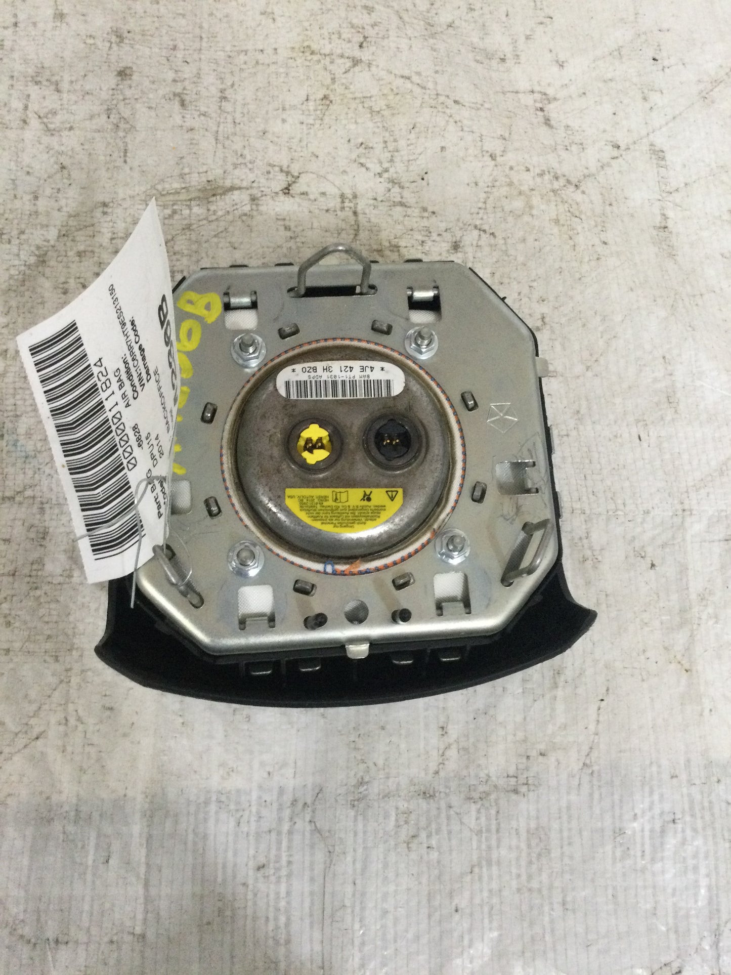 2014 DODGE RAM PICKUP 1500 DRIVER WHEEL AIRBAG