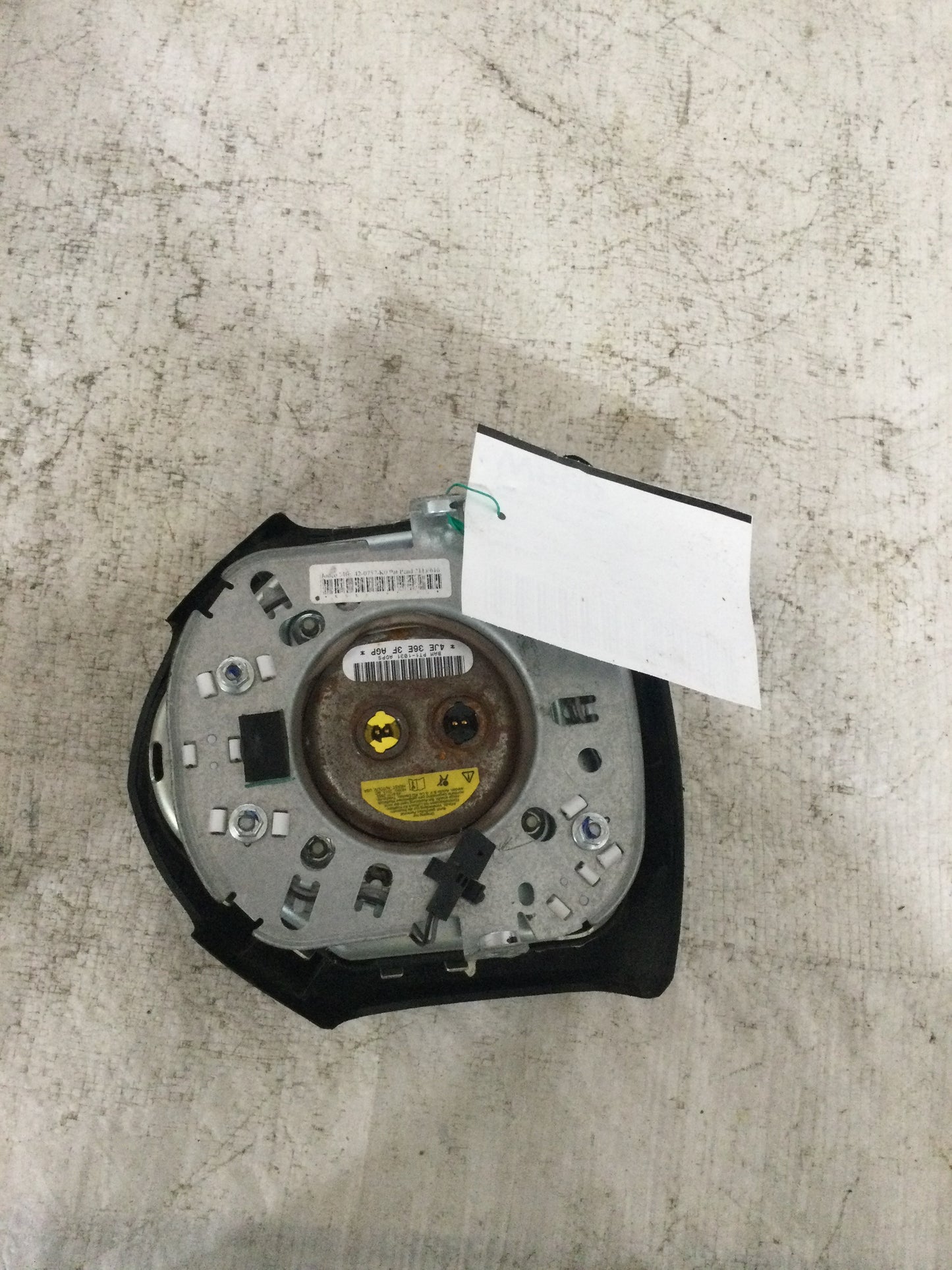 2012 DODGE CARAVAN DRIVER WHEEL AIRBAG