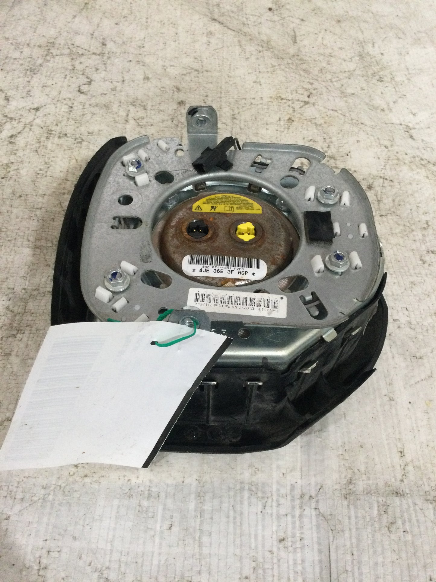 2012 DODGE CARAVAN DRIVER WHEEL AIRBAG