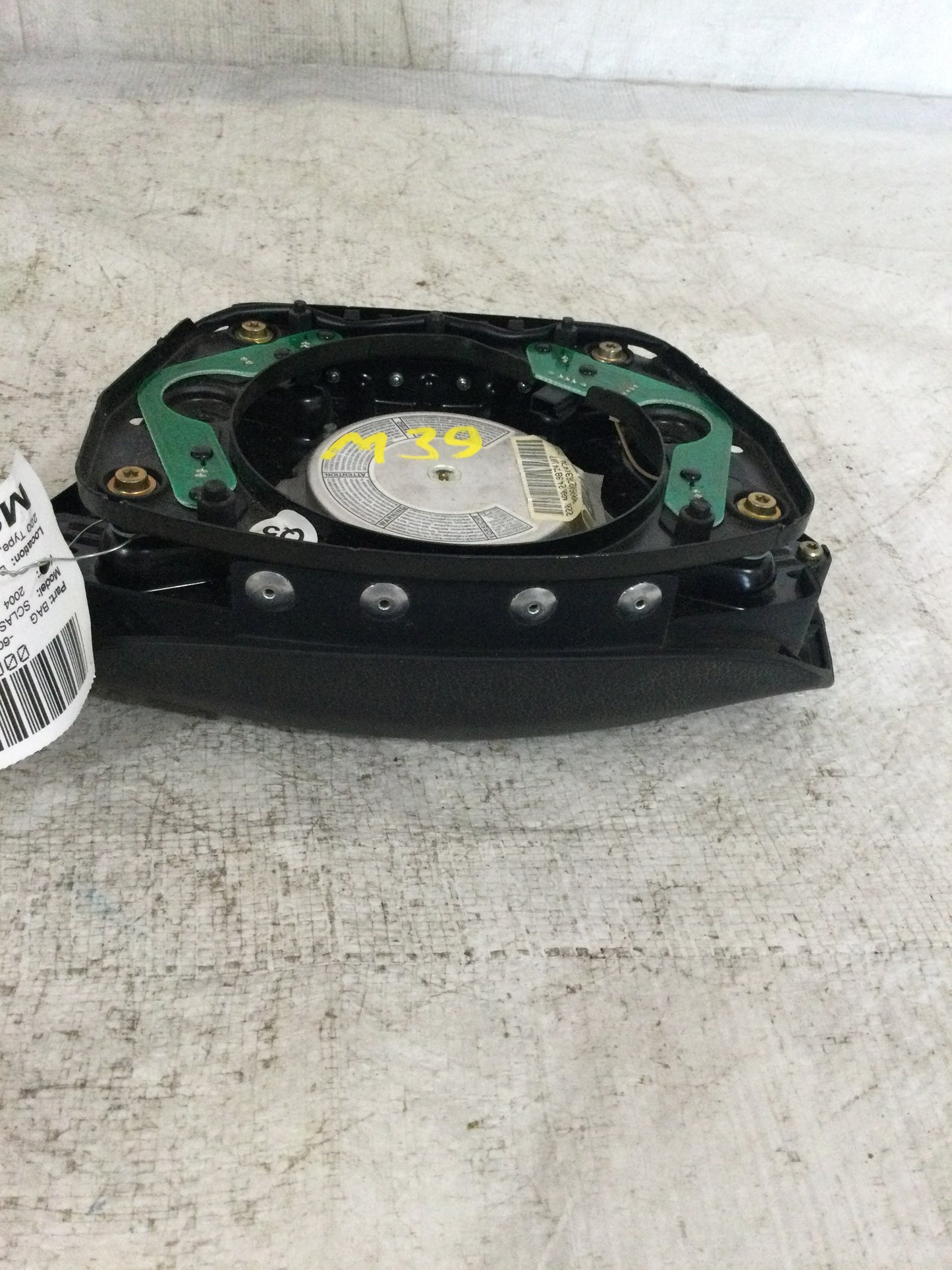 2004 MERCEDES S-CLASS DRIVER WHEEL AIRBAG