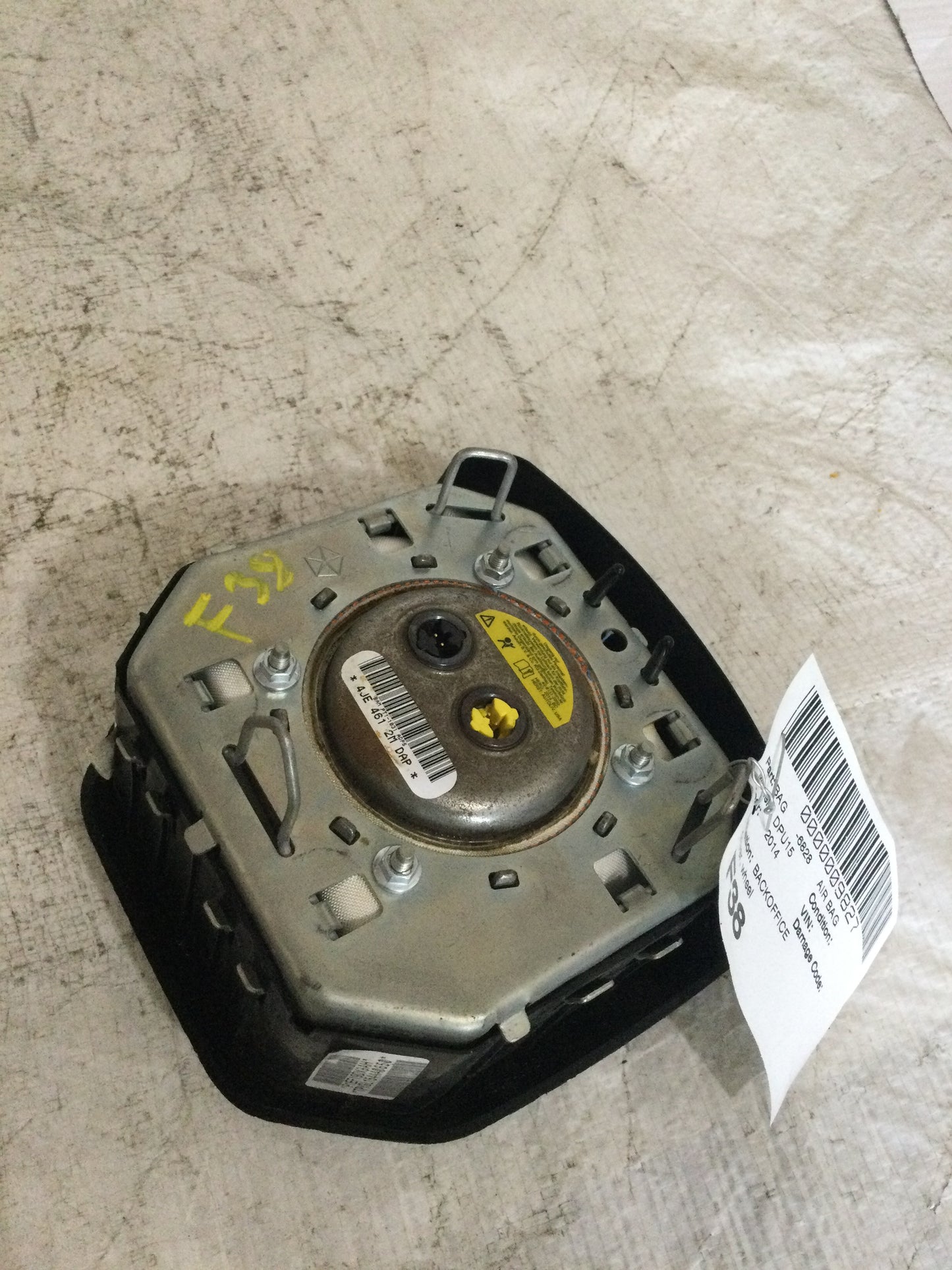 2014 DODGE RAM PICKUP 1500 DRIVER WHEEL AIRBAG