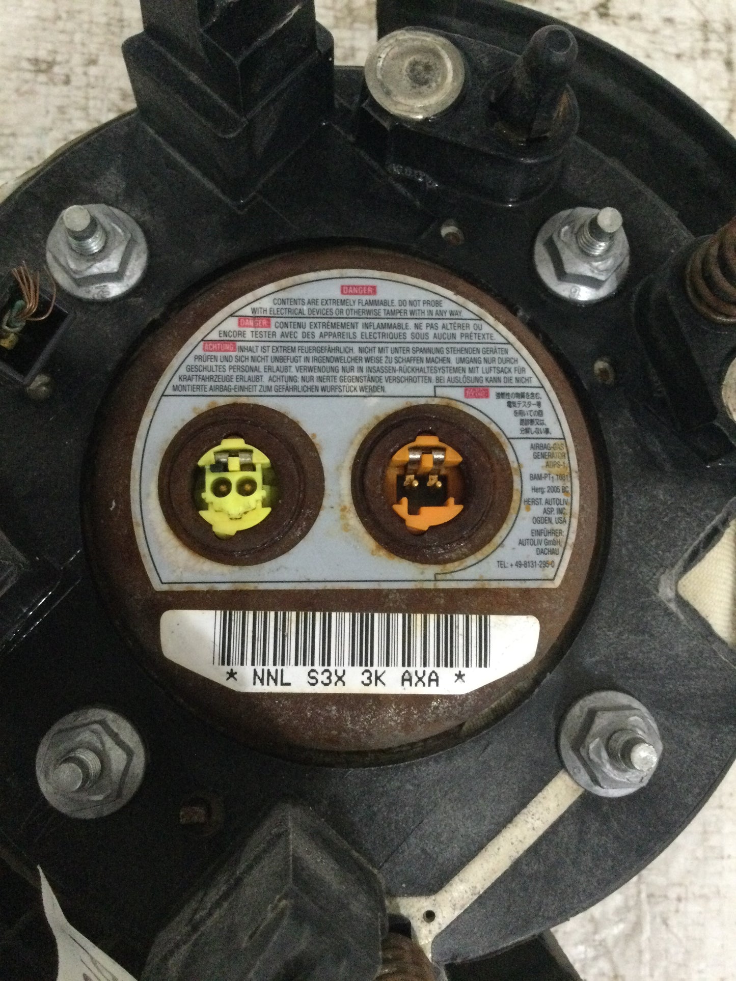 2005 NISSAN XTERRA DRIVER WHEEL AIRBAG