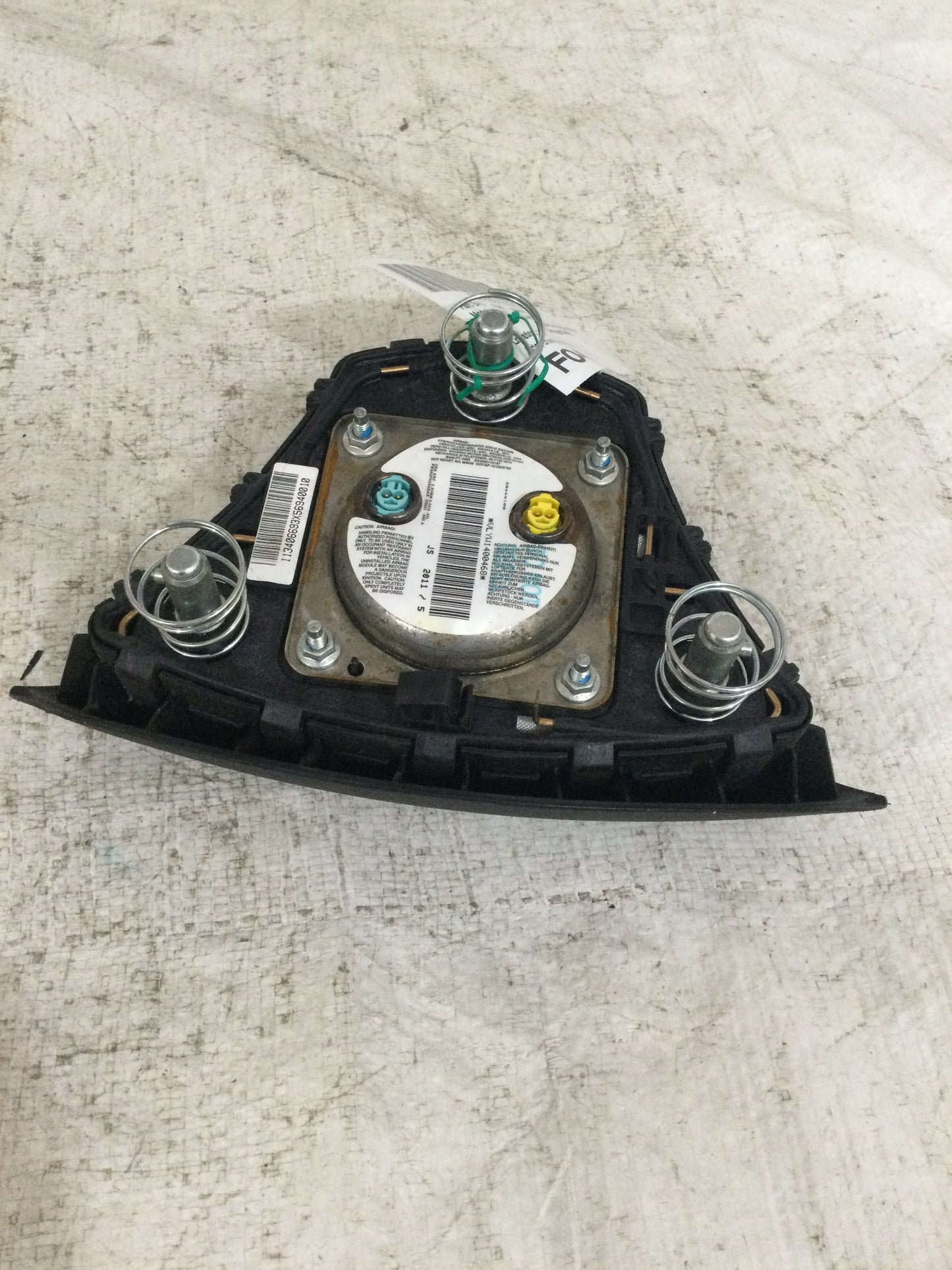 2012 HYUNDAI ELANTRA DRIVER WHEEL AIRBAG