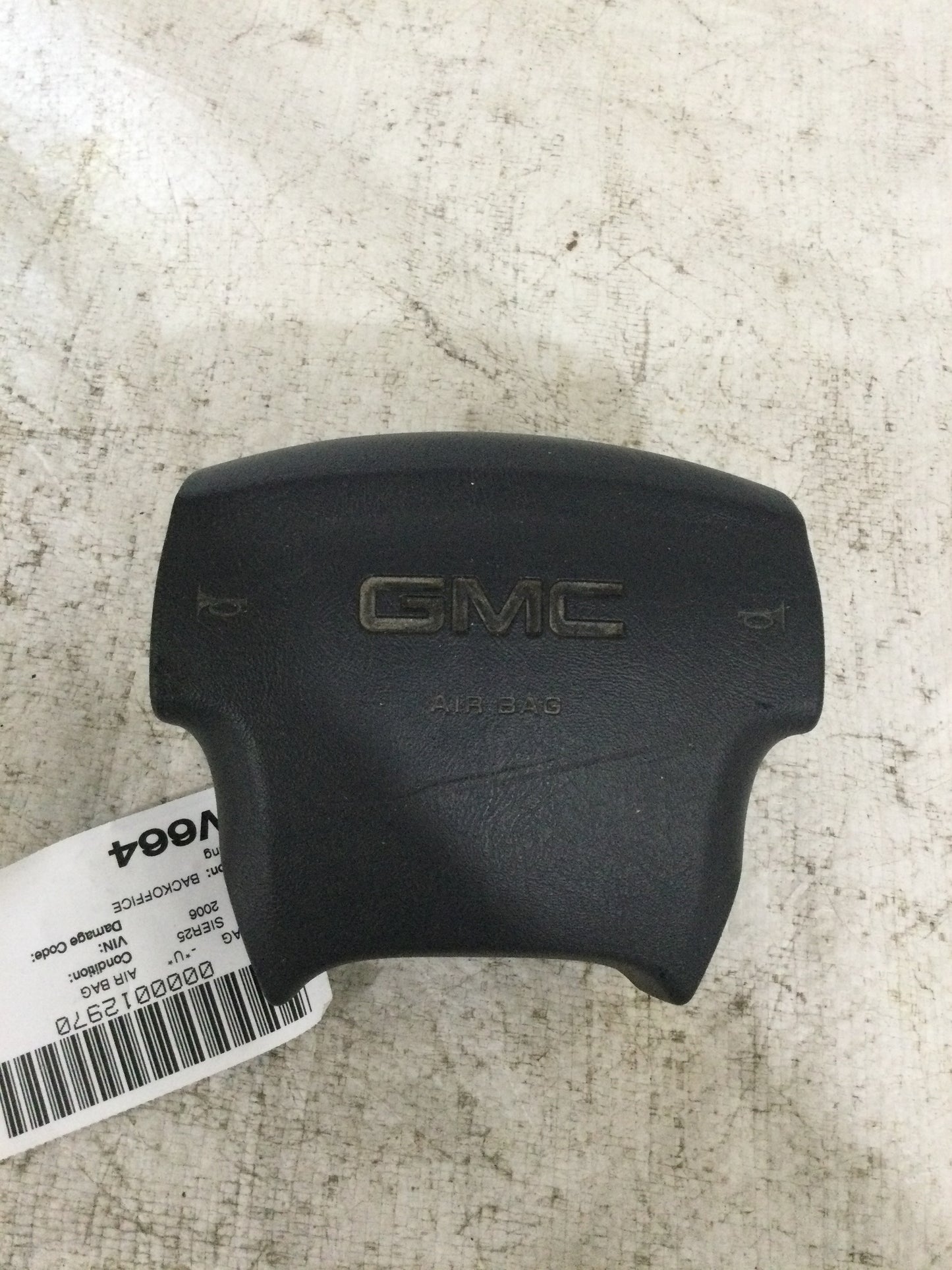 2006 GMC Sierra 2500 Driver Steering Wheel Airbag