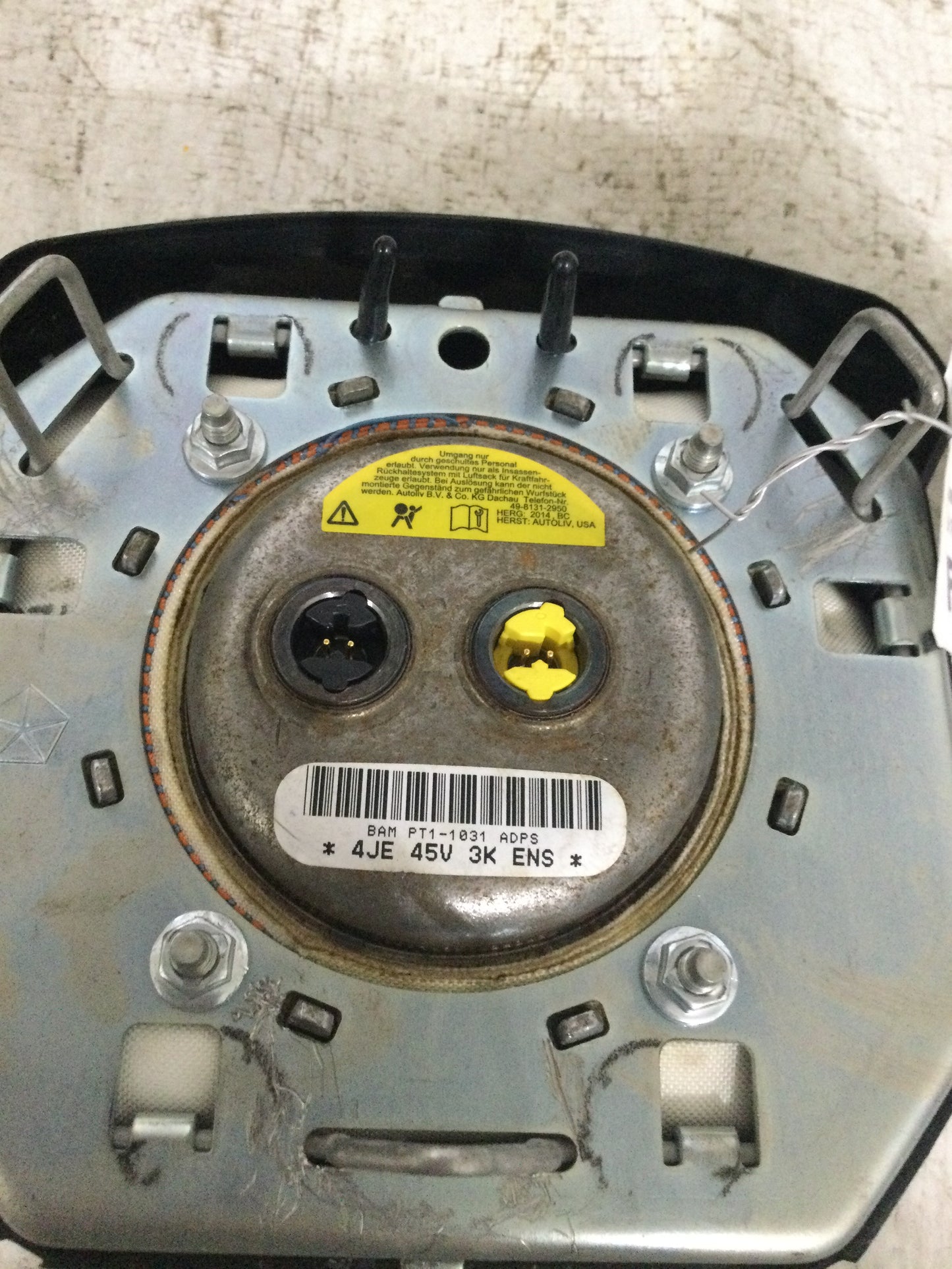 2014 DODGE RAM PICKUP 3500 DRIVER WHEEL AIRBAG