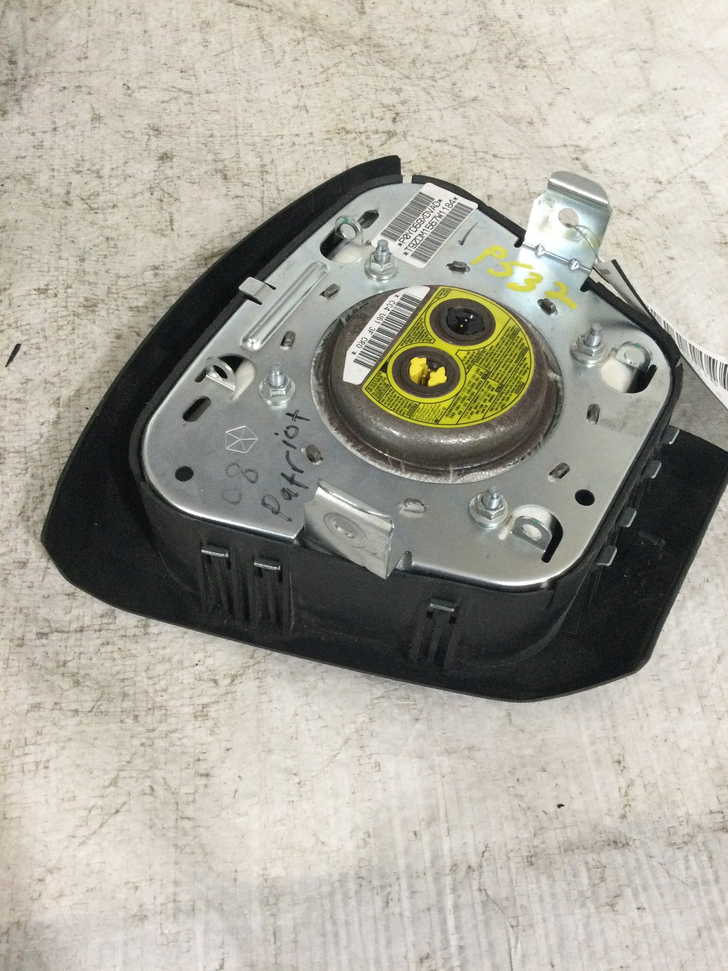 2008 JEEP PATRIOT DRIVER WHEEL AIRBAG