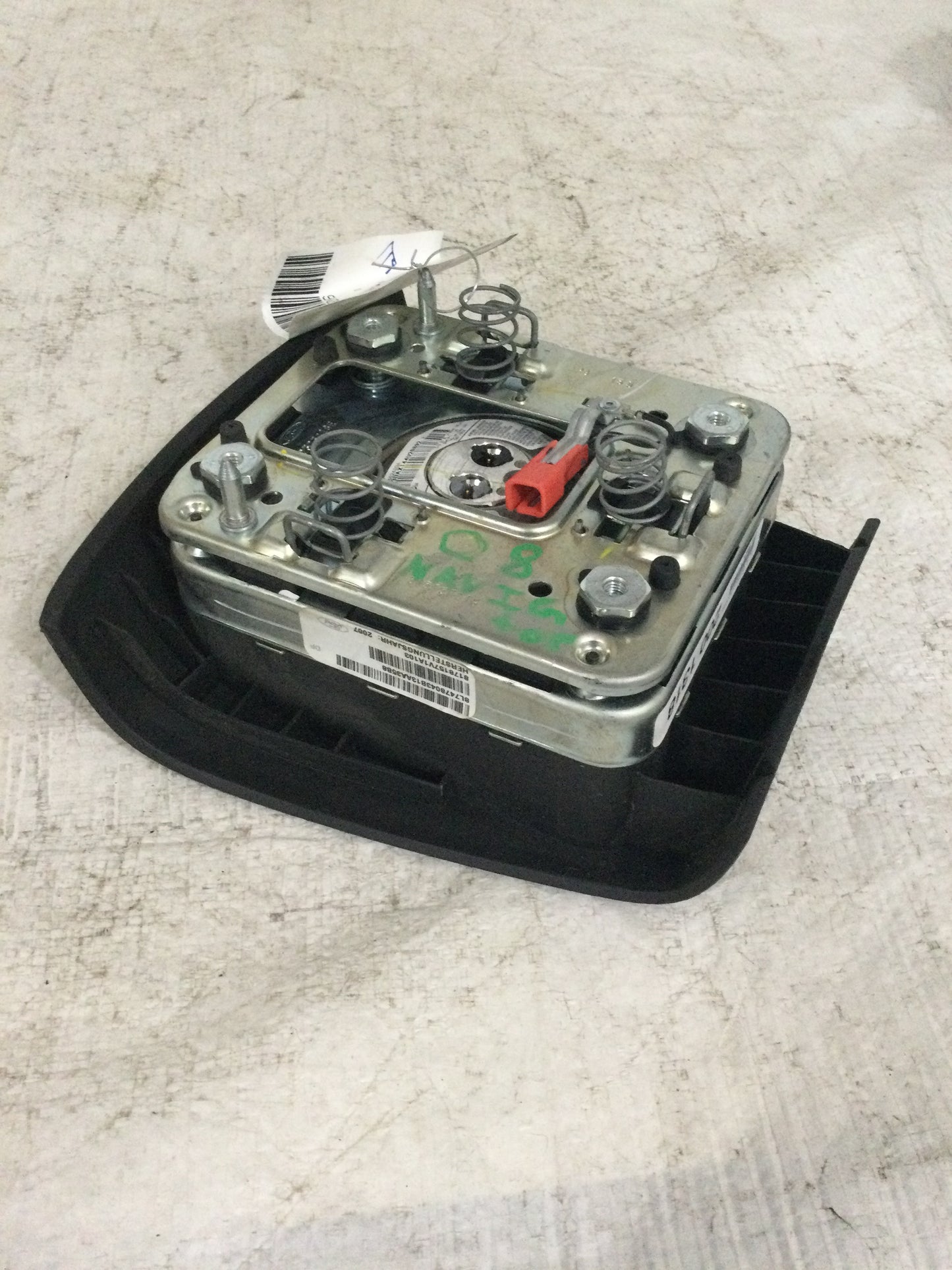 2008 LINCOLN NAVIGATOR DRIVER WHEEL AIRBAG