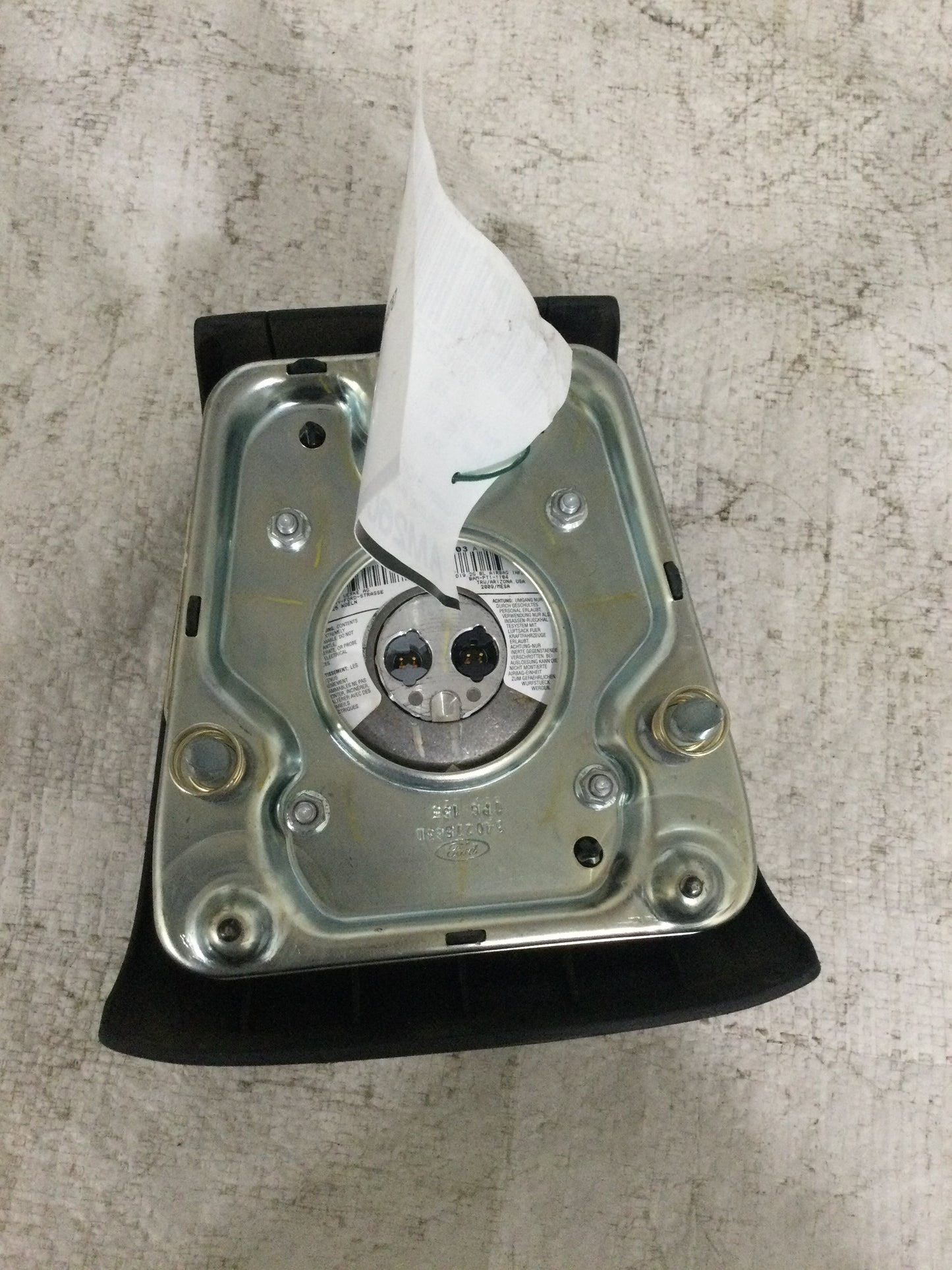 2009 FORD PICKUP F150 SERIES DRIVER WHEEL AIRBAG