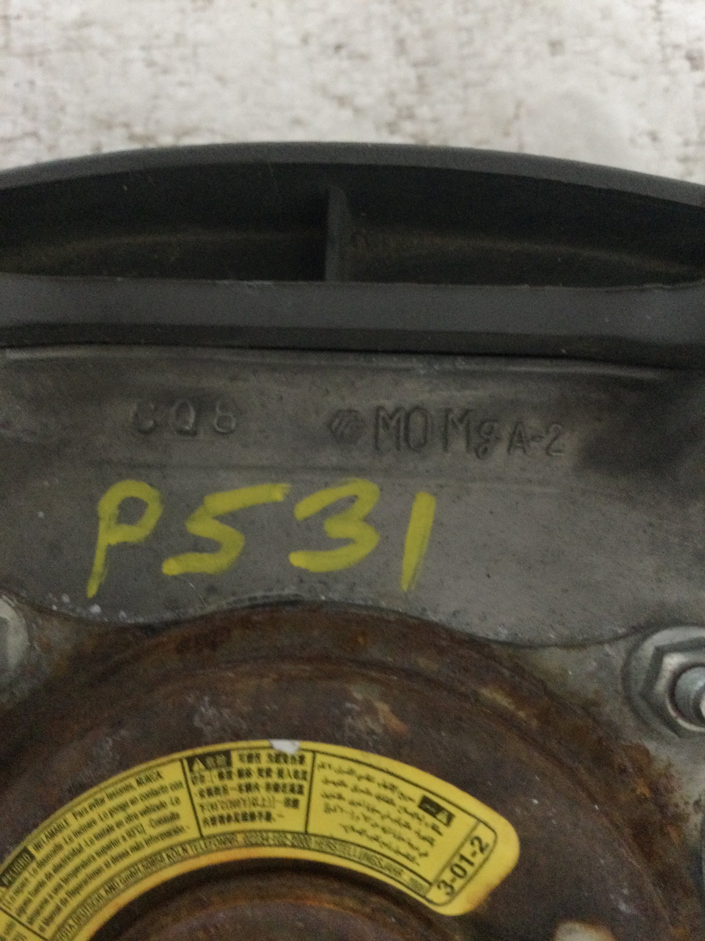 2006 TOYOTA SIENNA DRIVER WHEEL AIRBAG