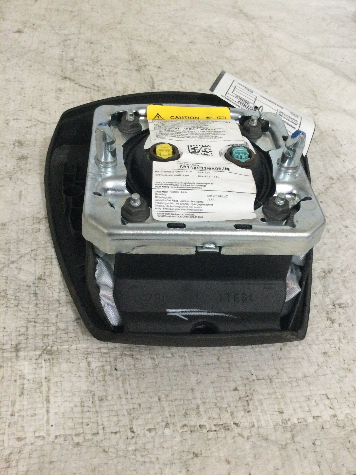 2013 CHEVROLET 1500 SILVERADO PICKUP DRIVER WHEEL AIRBAG