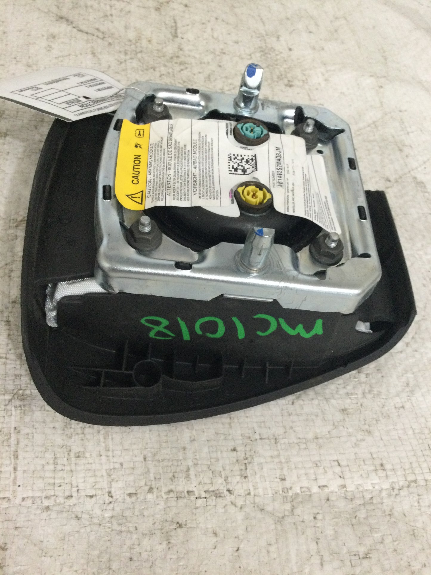 2013 CHEVROLET 1500 SILVERADO PICKUP DRIVER WHEEL AIRBAG